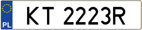 Truck License Plate